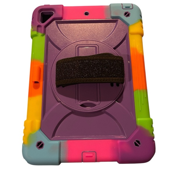 Ipad 5th/6th Generation multicolor Silicone and Hard Cover  9.7” - Picture 3 of 16